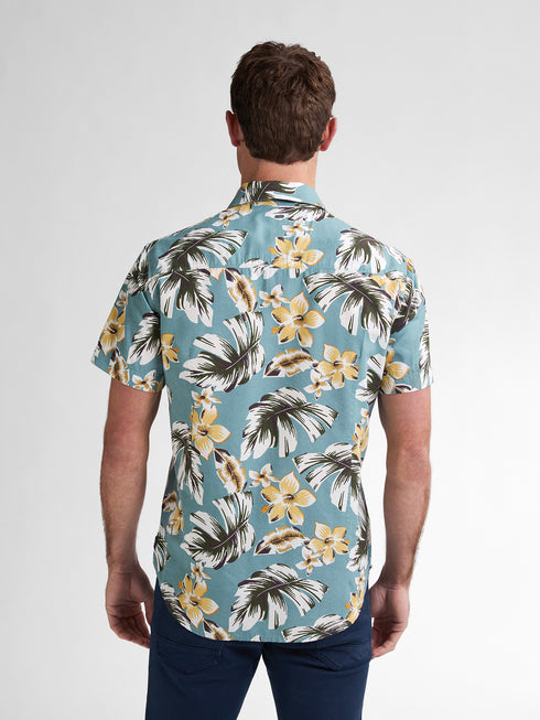 Petrol Short Sleeve Shirt M1050-SIS418